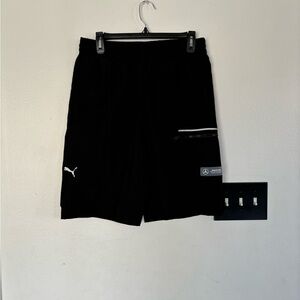 Puma AMG Petronas Men's Black Athletic Shorts